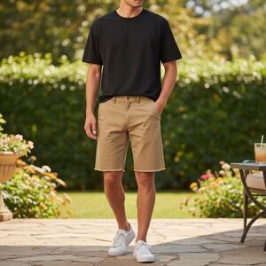 J.Crew Beige Broken In cutoff shorts men’s 31 khaki